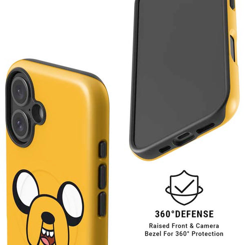 Adult Swim Adventure Time Jake The Dog iPhone 16 Plus Magsafe Impact Case